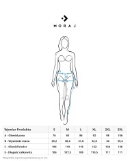 Moraj Spodnie Damskie Jeansowe Casual Z Wysokim Stanem OSD5000-008 Dark Blue